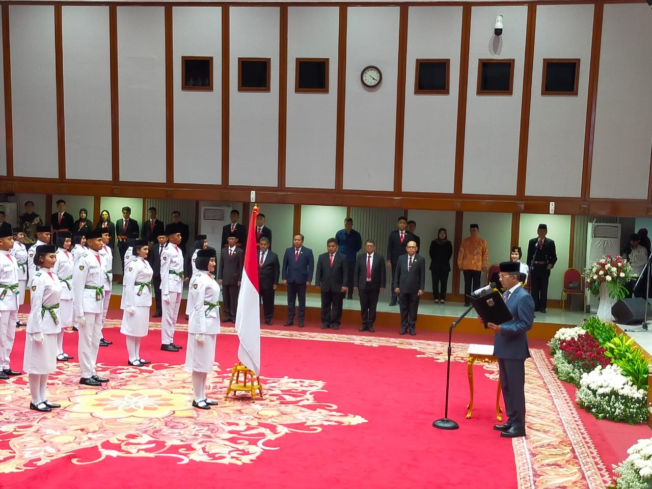 Pj Gubernur Heru Budi Kukuhkan 42 Paskibra DKI Tahun 2024, Terbanyak dari Jakarta Timur