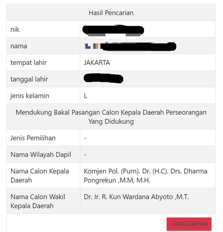 Warga Jakarta Geger Soal NIK yang Dicatut Sepihak Untuk Dukung Pasangan Dharma-Kun