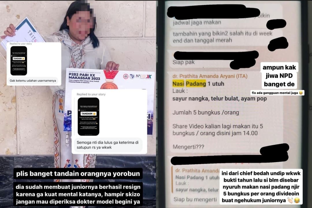 Dokter Diduga Pelaku Bullying di UNDIP Trending di Media Sosial X, Paksa Mahasiswa PPDS Makan Lima Bungkus Nasi Padang.