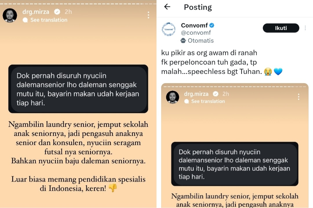 Semakin Ngawur, Netizen Kaget Ada Dokter Residen Diminta Cuci Pakaian Dalam Senior