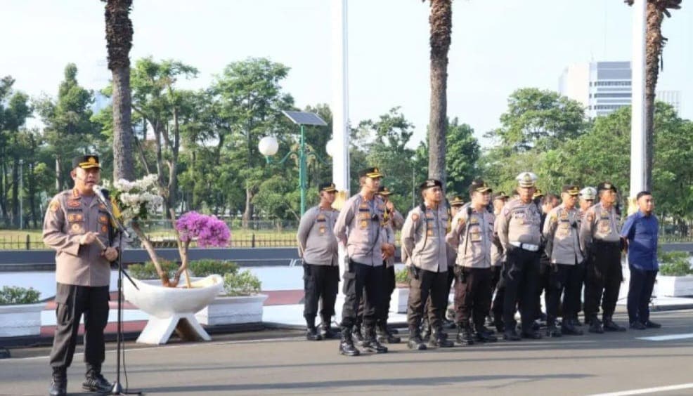 Persiapan Demo Besar-besaran, Dua Ribu Personel Gabungan Siap Mengamankan Gedung DPR RI