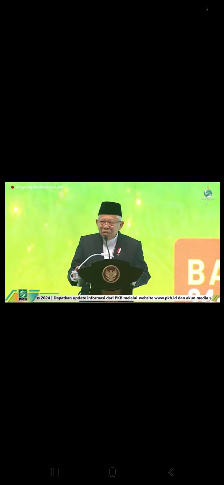 Buka Muktamar PKB di Bali, Wapres Ma'ruf: Karena Didirikan Ulama, PKB Harus Terapkan Gerakan Politik Kyai, Bukan Kyai Politik