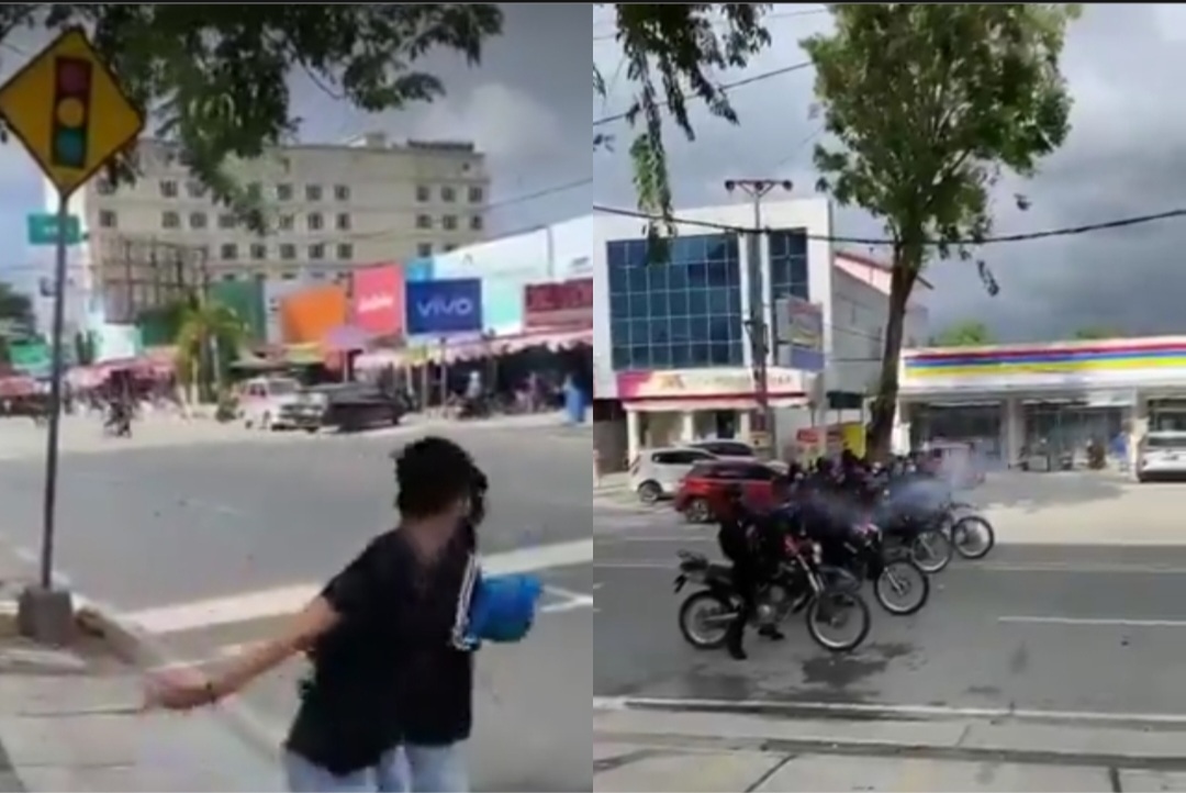 Viral Polisi Tembakan Gas Air Mata Ke Jalan Umum dan Kejar Warga Sipil Saat Demo Tolak RUU Pilkada