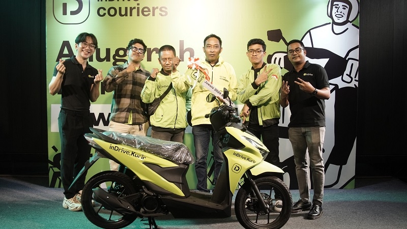 inDrive Beri Penghargaan untuk Driver Kurir Terbaik