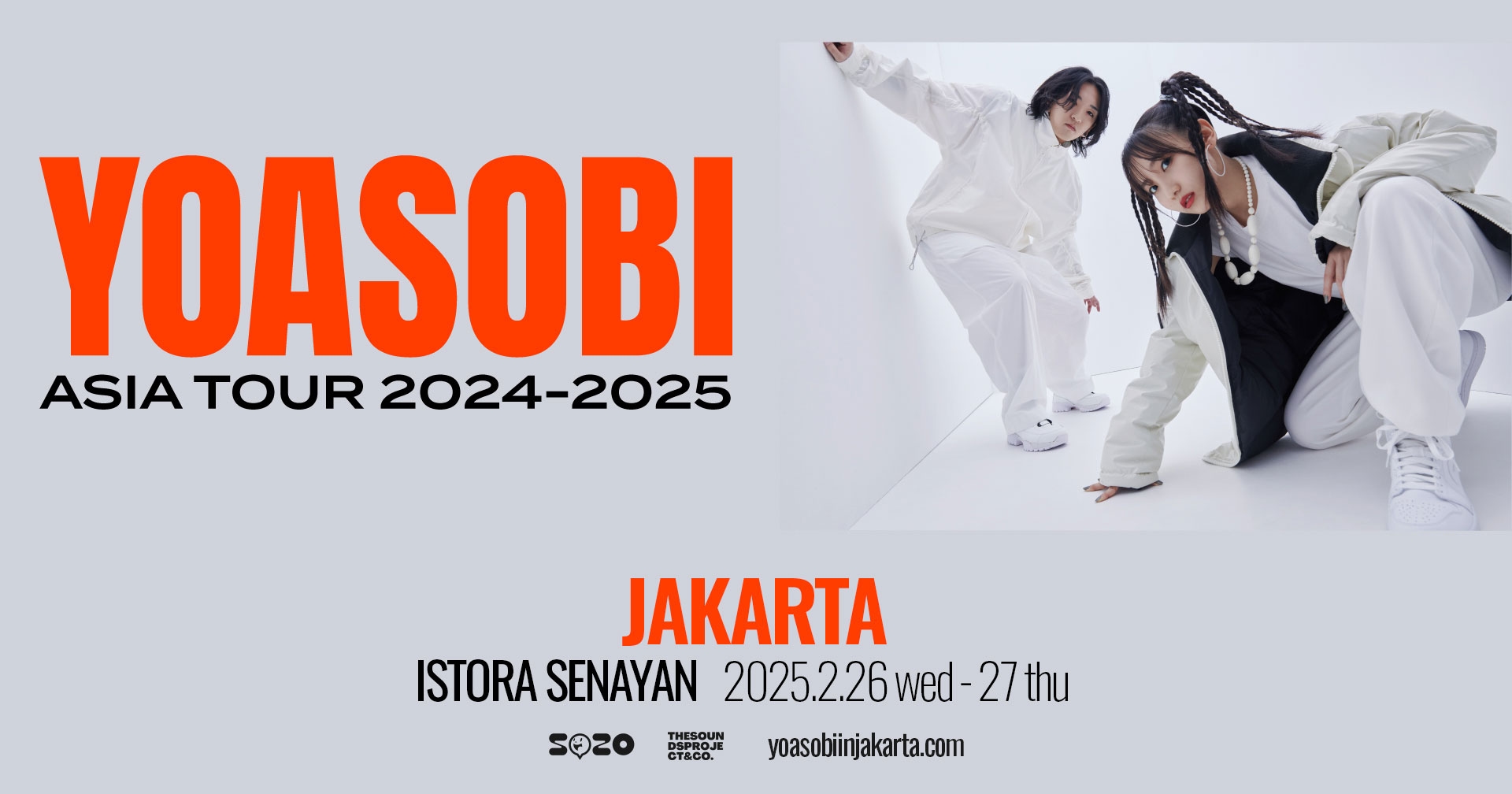 Kapan Duo Penyanyi Asal Jepang YOASOBI Bakal Konser di Jakarta? Catat Nih, Tanggal dan Lokasinya