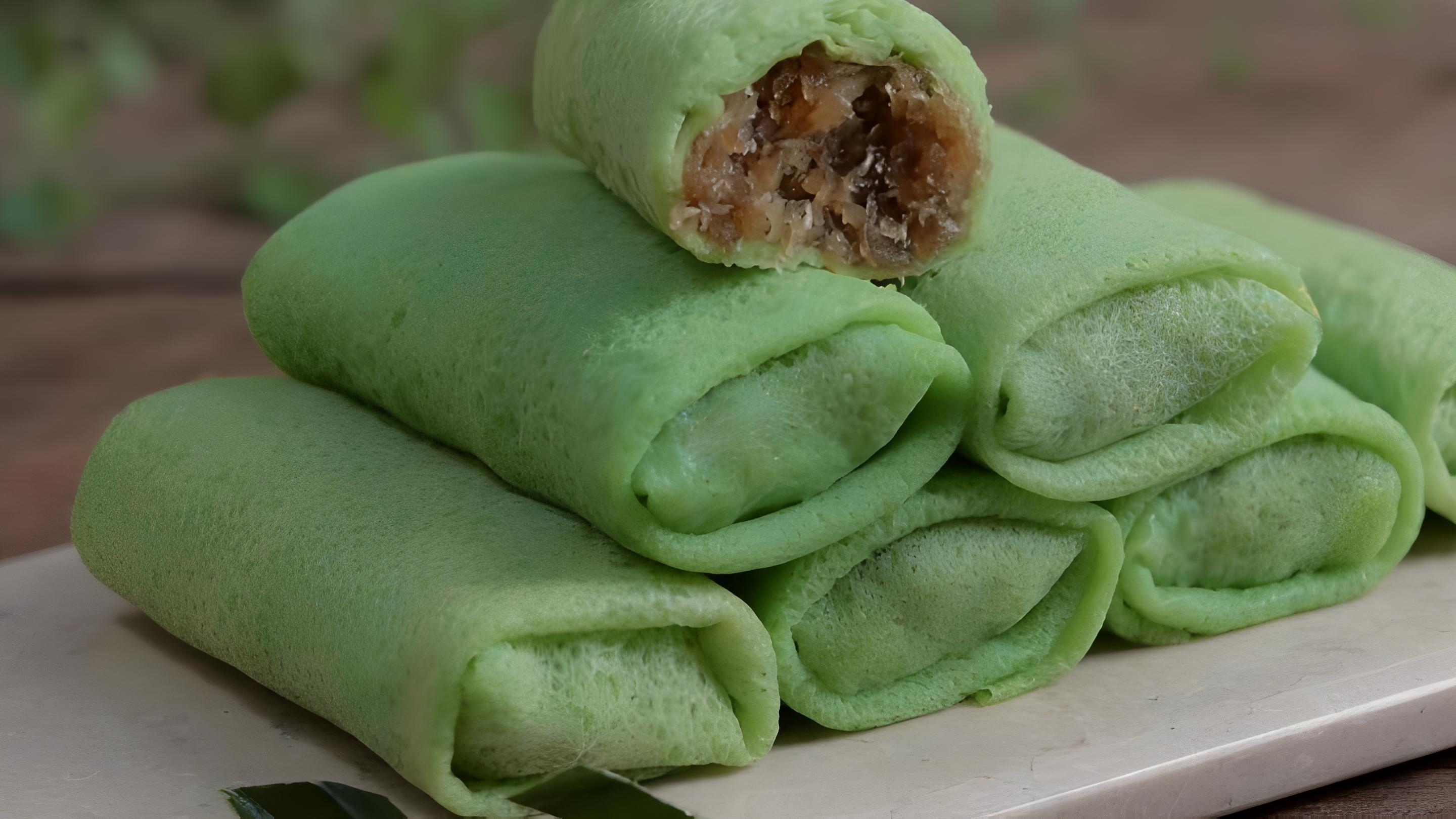Resep Dadar Gulung Pandan Klasik: Kuliner Tradisional yang Menggugah Selera