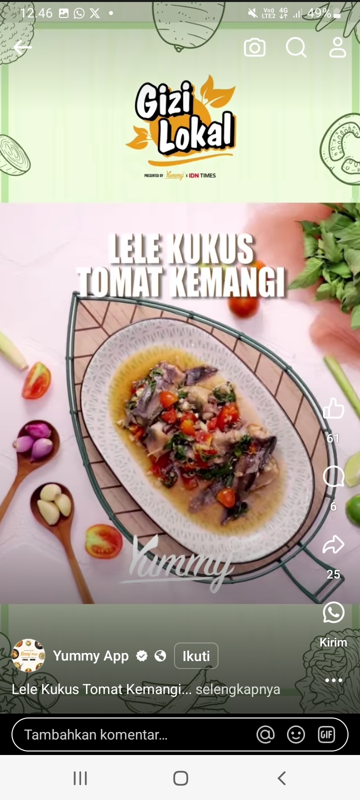 Bosan Menu Itu Saja, Resep Lele Kukus Tomat Kemangi Boleh Dicoba di Rumah , Rasanya Nampol Bikin Ketagihan