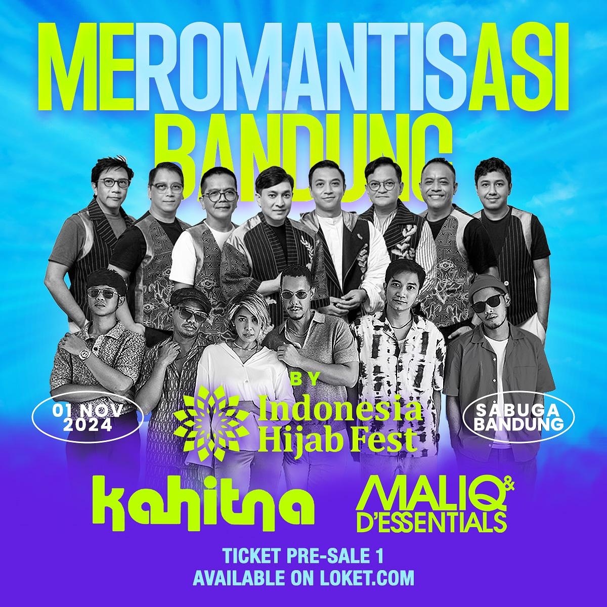 MERIAHKAN! Hijabfest Indonesia Bersama Maliq & D’essentials dan Kahitna di Sabuga Bandung pada Awal November 2024, Segini Harga Tiketnya