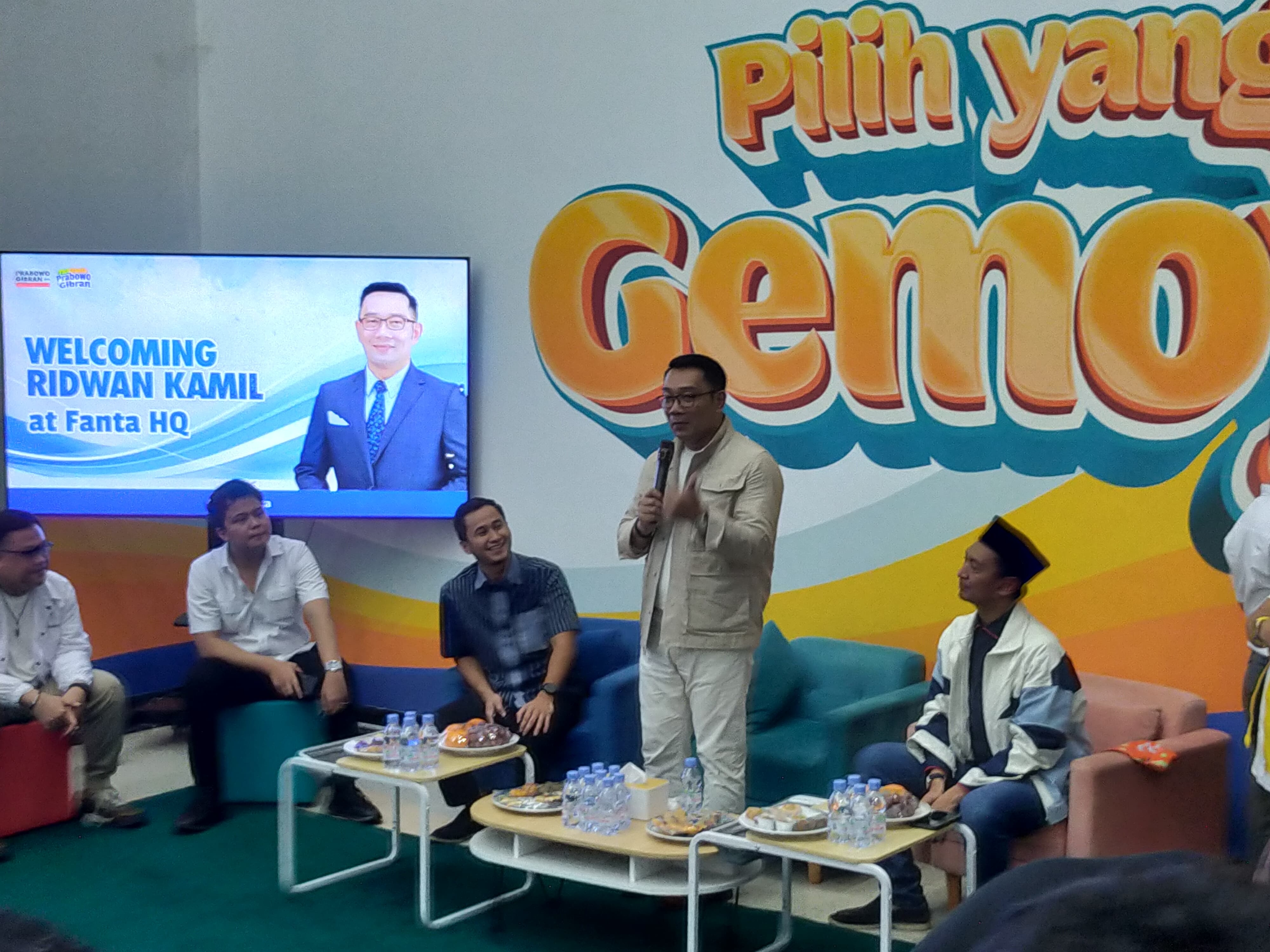 Hadiri TKN Fanta, Ini 3 Syarat Ridwan Kamil untuk Anak Muda Jakarta Menuju Indonesia Emas 2045