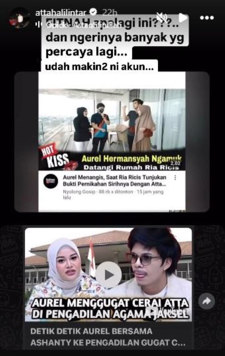 Heboh! Atta Halilintar Diisukan Selingkuh dengan Ria Ricis Bahkan Sudah Nikah Siri, Begini Tanggapan Keluarganya