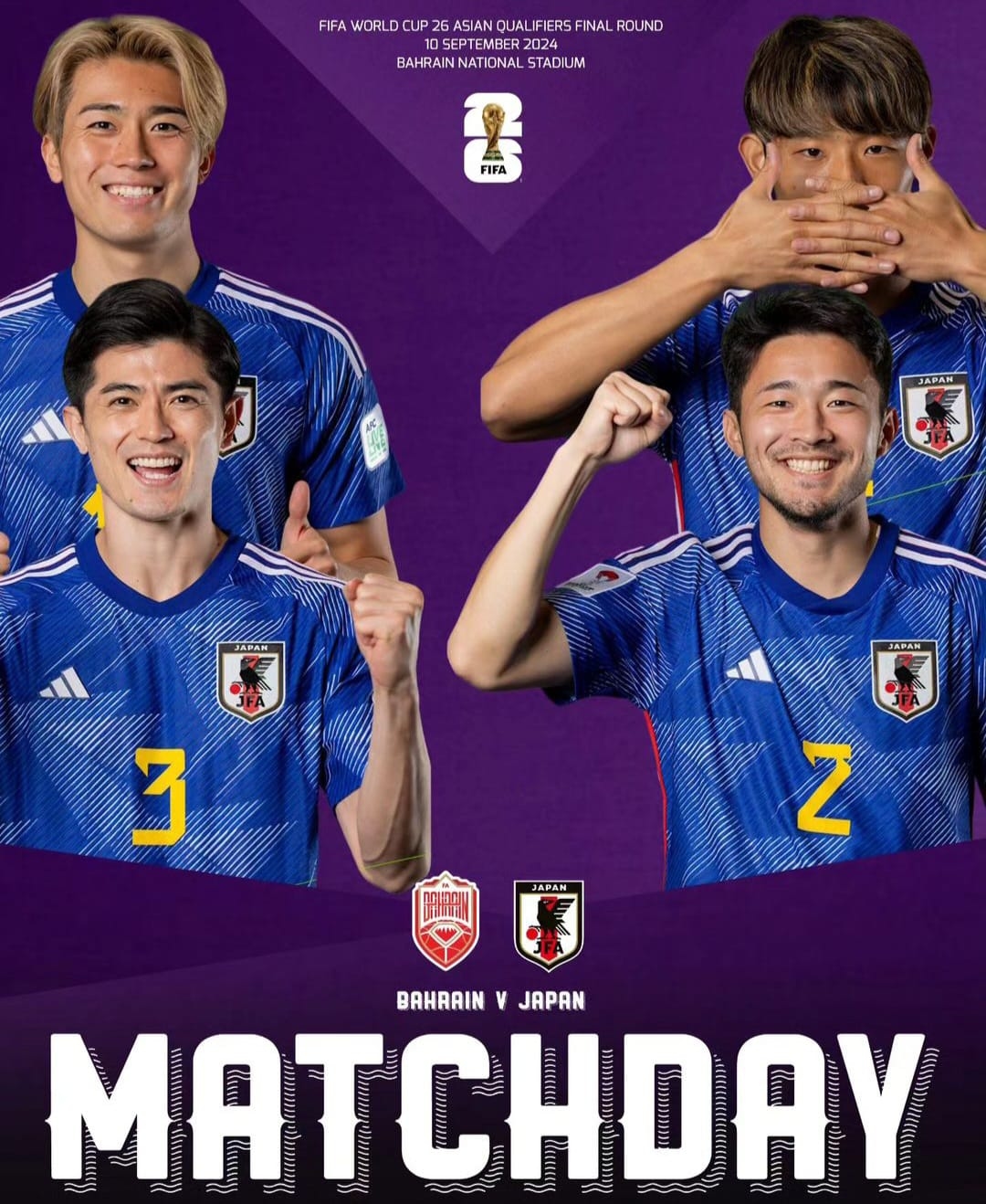 Prediksi Pertandingan Bahrain Vs Jepang Dini Hari Nanti, Jepang Optimis Panen Gol?