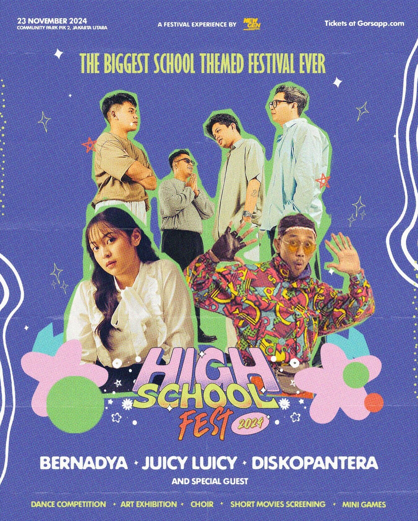 Anak Putih Abu-abu Bersiaplah! High School Festival 2024 Bakal Digelar di PIK 2, Dimeriahkan Juicy Luicy, Bernadya dan Diskopantera, Catat Tanggalnya