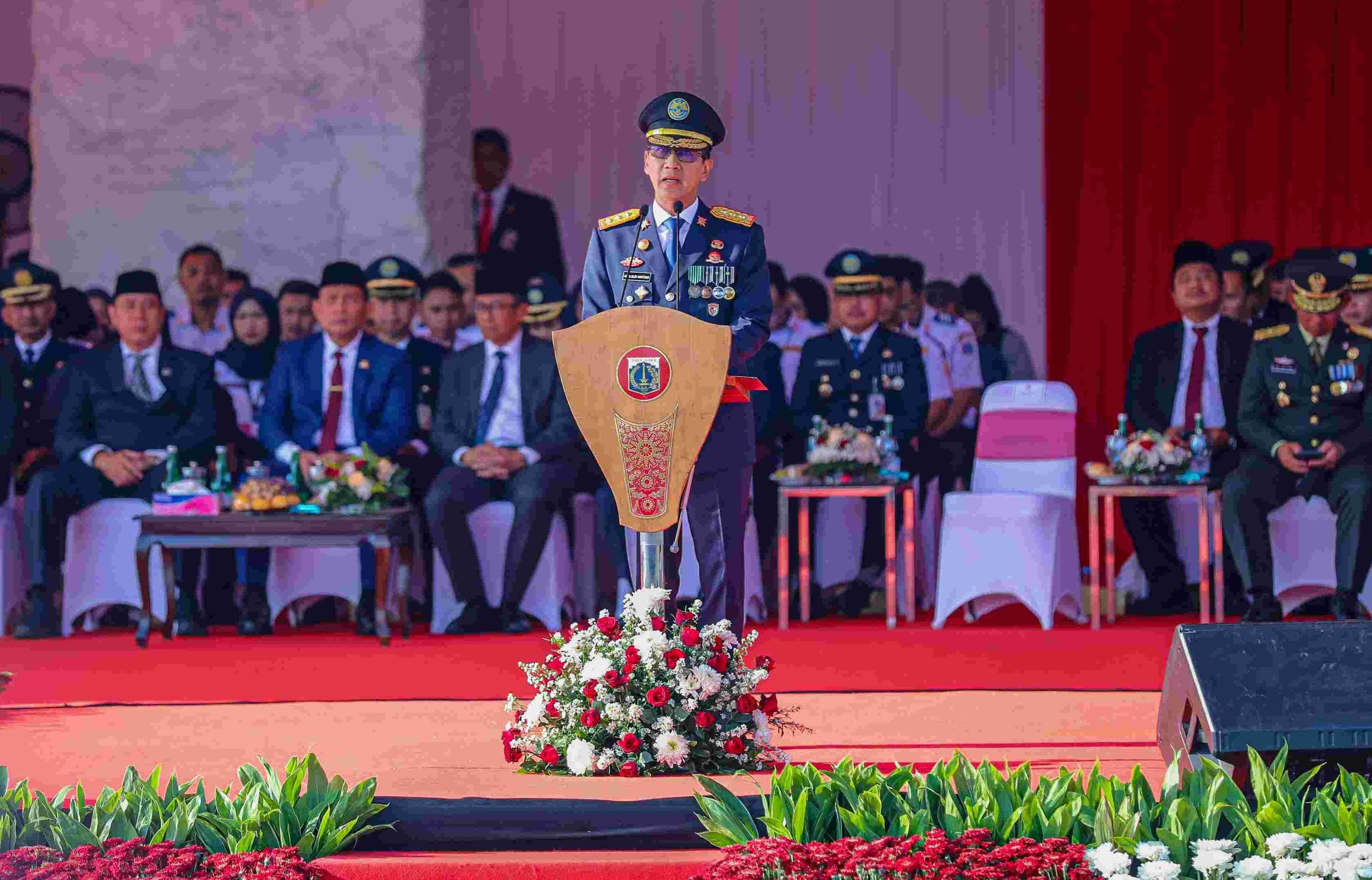 Hadiri Upacara Hari Perhubungan Nasional 2024, Heru Budi Harap Transportasi Jakarta Terintegrasi Menyeluruh