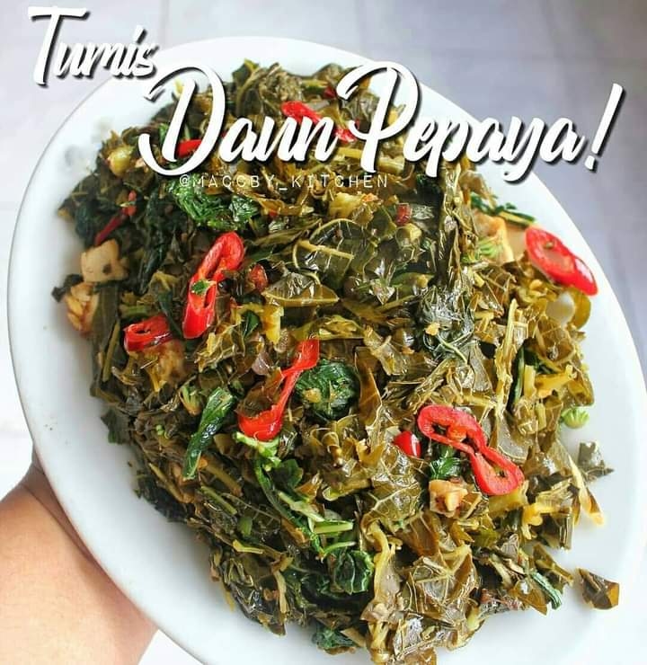 Resep Tumis Daun Pepaya Tidak Pahit, Enak Dijamun Tambah Nasi Terus.