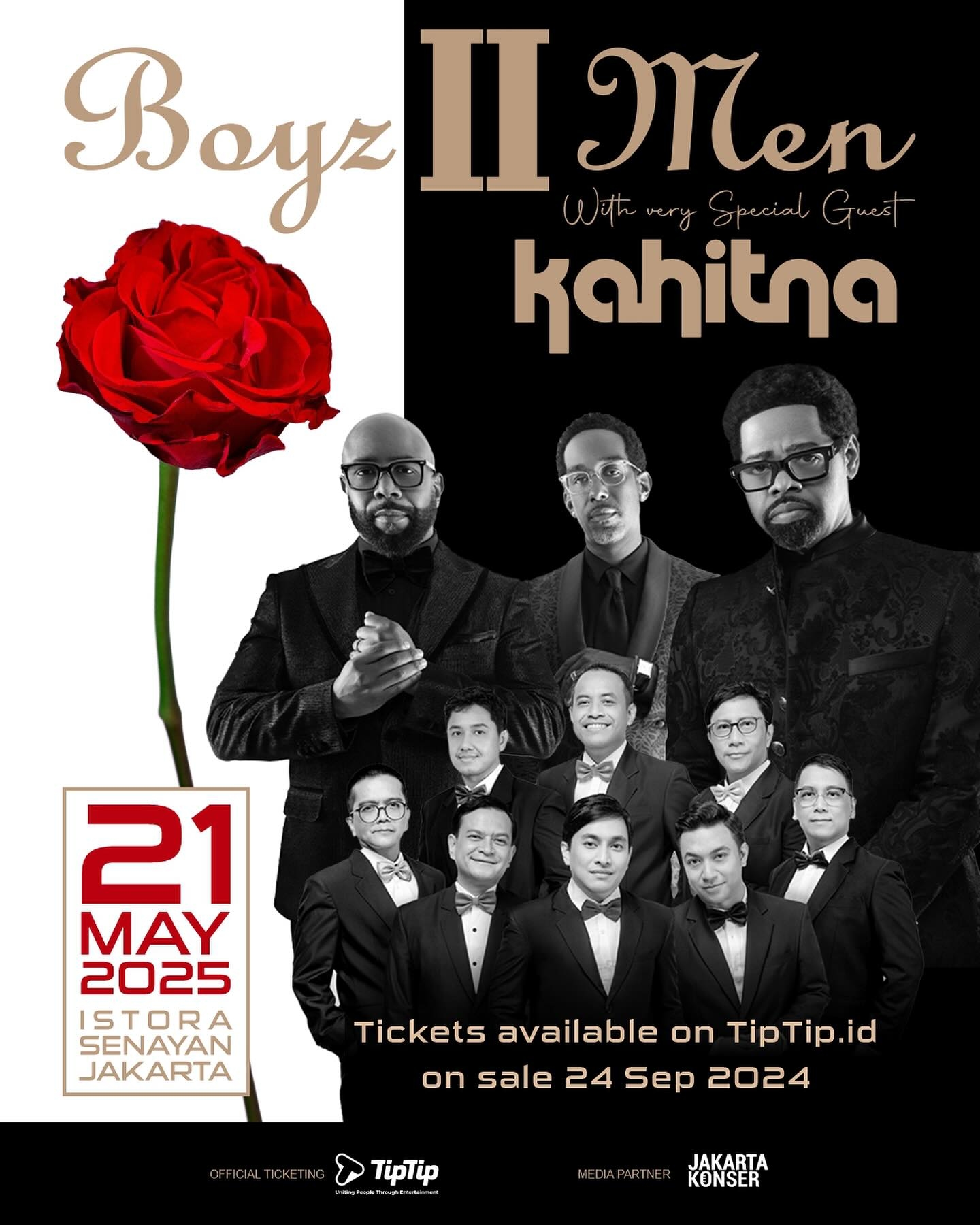 CATAT! Boyz II Men dan Kahitna Bakal Konser di Istora Senayan pada Mei 2025, Tiket Dijual Mulai Hari ini, Segini Harganya