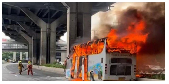 Penyebab Kecelakaan Bus Karyawisata yang Tewaskan Siswa dan Guru di Thailand, Diduga Gara-gara Kondisi Bus dan Tangki Bensin yang Sudah Tua