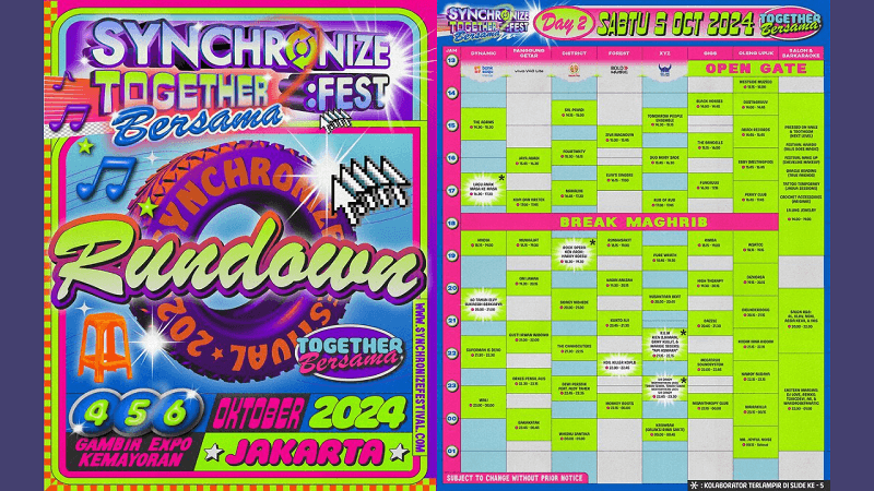 Jadwal dan Line Up Hari Kedua Synchronize Fest 2024: Sal Priadi, The Changcuters, Ziva Magnolya, Hingga Elvy Sukaesih