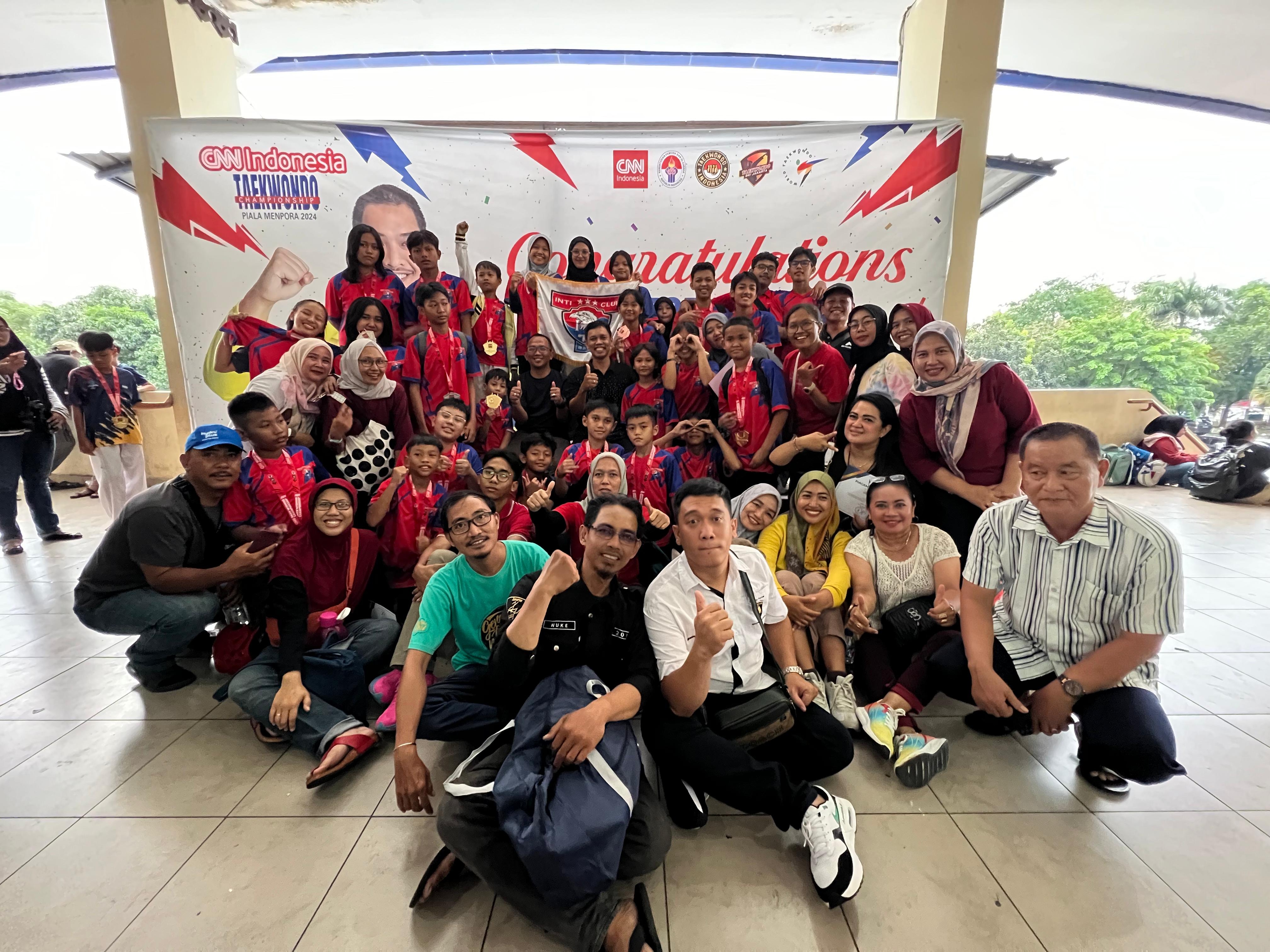 KEREN, Inti Club Unit Menteng Pomdam Jaya Sabet 11 Medali Emas di Event Nasional CNN Taekwondo Championship Piala Menpora 2024