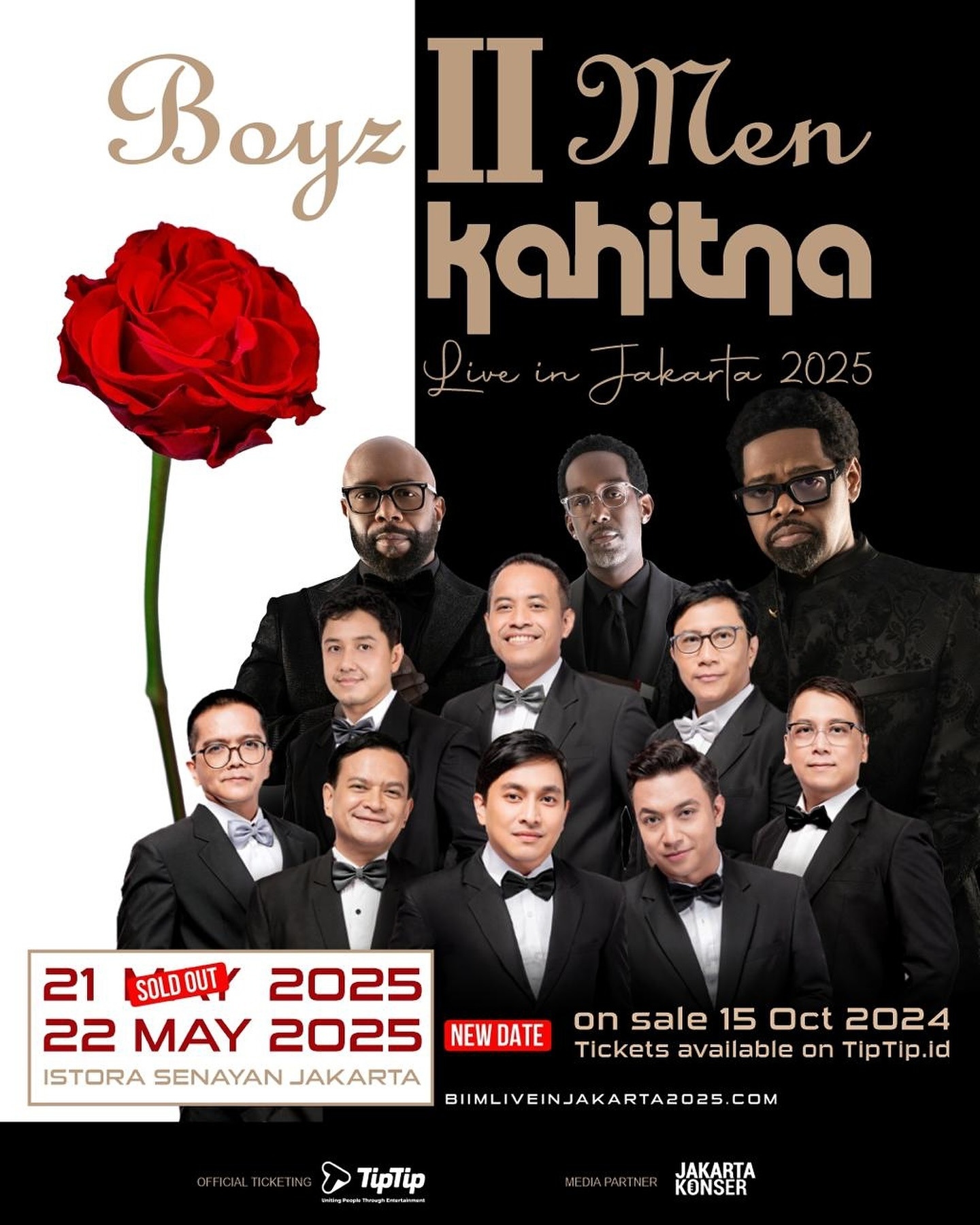 KABAR GEMBIRA! Konser Boyz II Men dan Kahitna di Jakarta Ditambah Satu Hari Lagi, Penjualan Tiket Dibuka pada 15 Oktober 2024