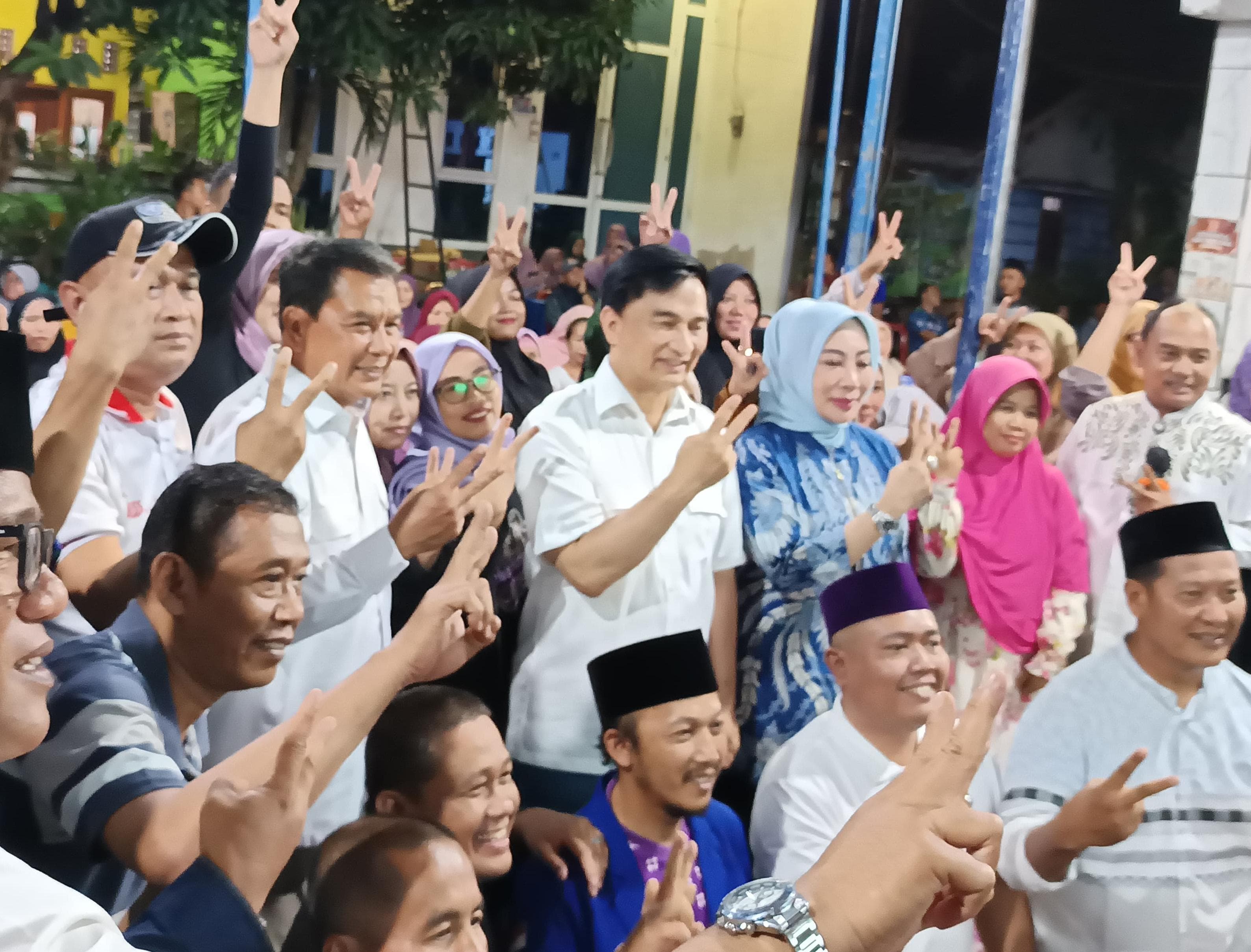 Bareng Azis Gagap dan Cawagub Dimyati, Maesyal Rasyid Tawarkan Program Unggulan ke Ratusan Warga Panongan