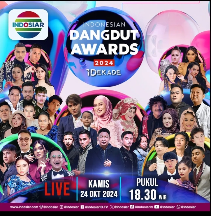 SAKSIKAN! Indonesian Dangdut Awards 2024 Besok Malam, Dimeriahkan Puluhan Artis dan Dihadiri Cagub-Cawagub Jakarta 2024, Live di TV Ini