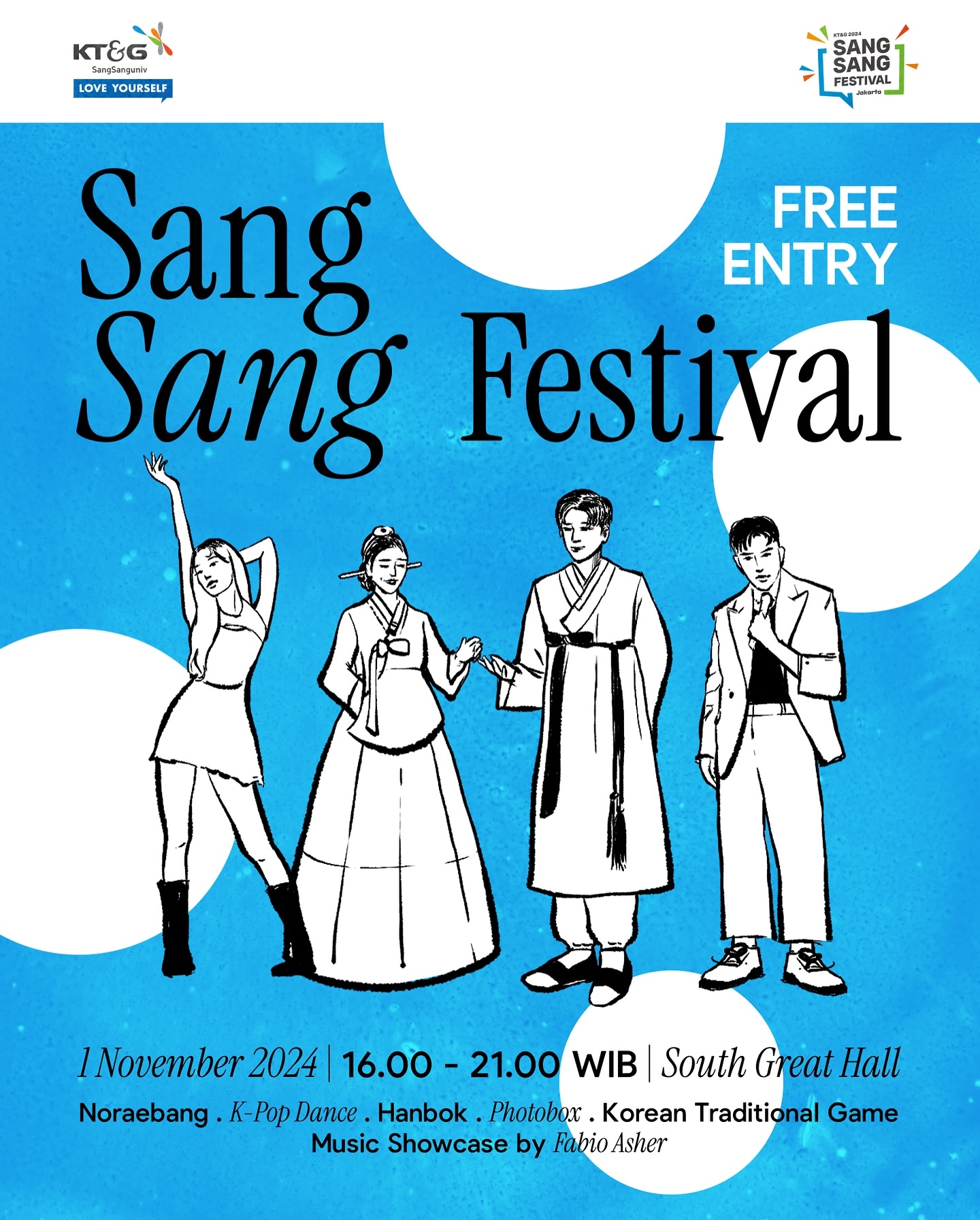 Konser Gratis Fabio Asher dan Nikmati Budaya Korea Selatan di SangSang Festival Jakarta 2024, Catat Tanggal dan Lokasi Acaranya