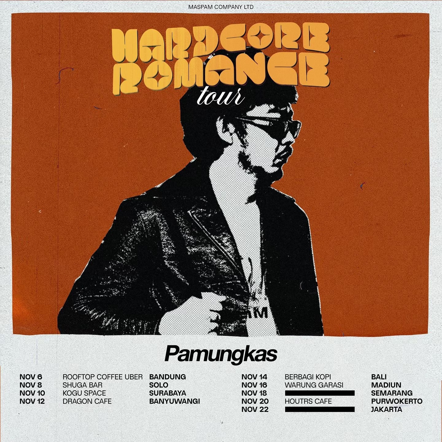 CATAT! Pamungkas Bakal Konser di 9 Kota di Indonesia Selama November 2024, Berikut Jadwal Lengkap dan Lokasinya
