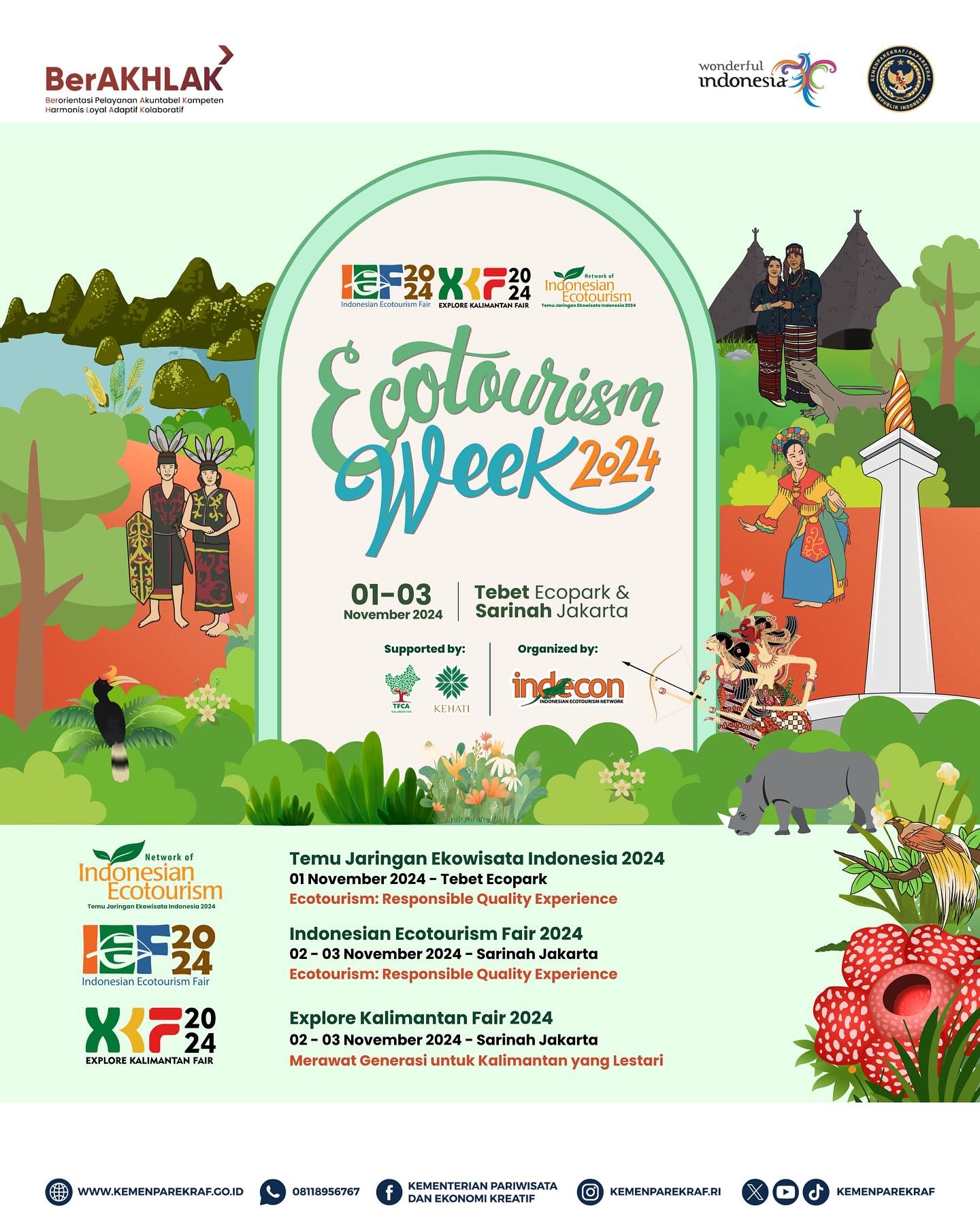 CATAT! Ecotourism Week 2024 Bakal Digelar di Jakarta pada Awal Bulan Depan, Berikut Rangkaian Acaranya