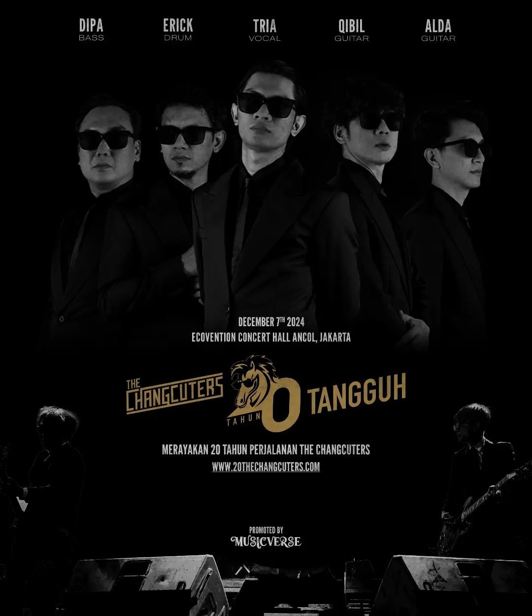 Rayakan 20 Tahun Berkarya, The Changcuters Bakal Gelar Konser Tunggal di Ecovention Ancol pada 7 Desember 2024, Segini Harga Tiketnya