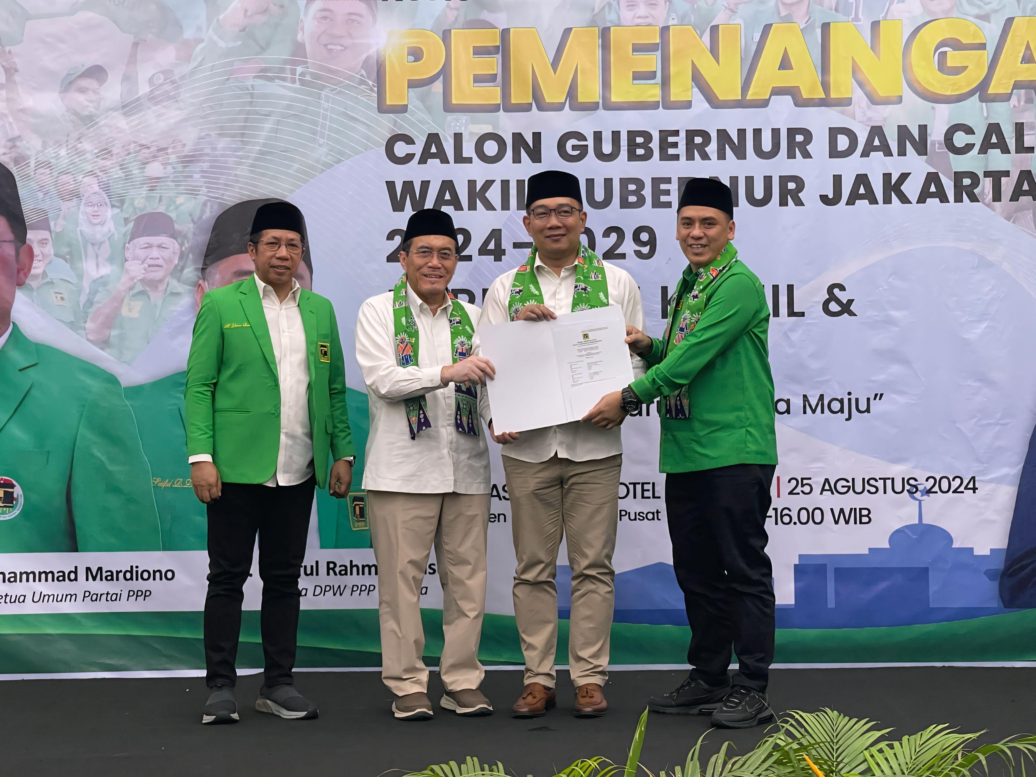 PPP DKI Solid Dukung Ridwan Kamil-Suswono di Pilkada Jakarta 2024, Kader Balelo Bakal Ditindak Tegas, Saiful: Dia Bukan Pengurus di Level Manapun