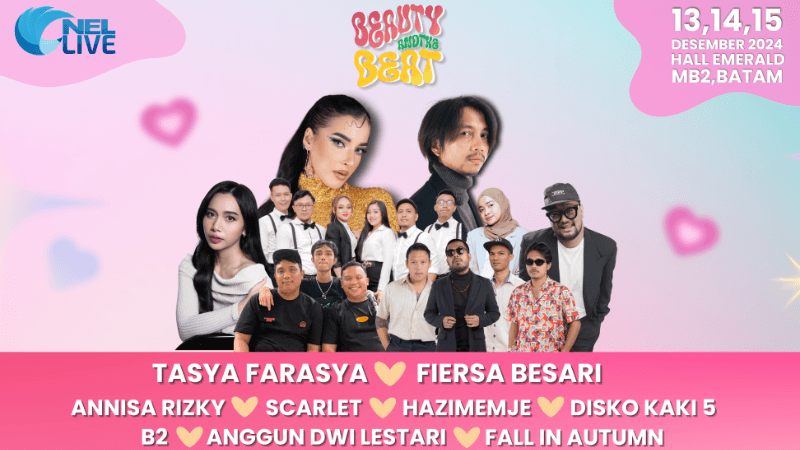 Tasya Farasya dan Fiersa Besari Bakal Meriahkan Beauty and The Beat di Batam, Harga Tiket Cuma Rp 90 Ribu, Cek Tanggal dan Lokasinya di Sini
