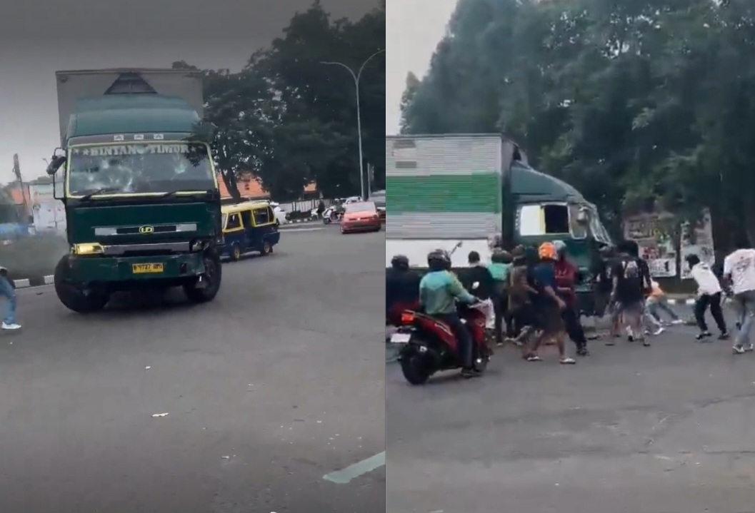 Sebelum Kejadian Tabrak Lari di Tangerang, Supir Truk Wing Box Diduga Sempat Terciduk Lakukan Ini di Bekasi