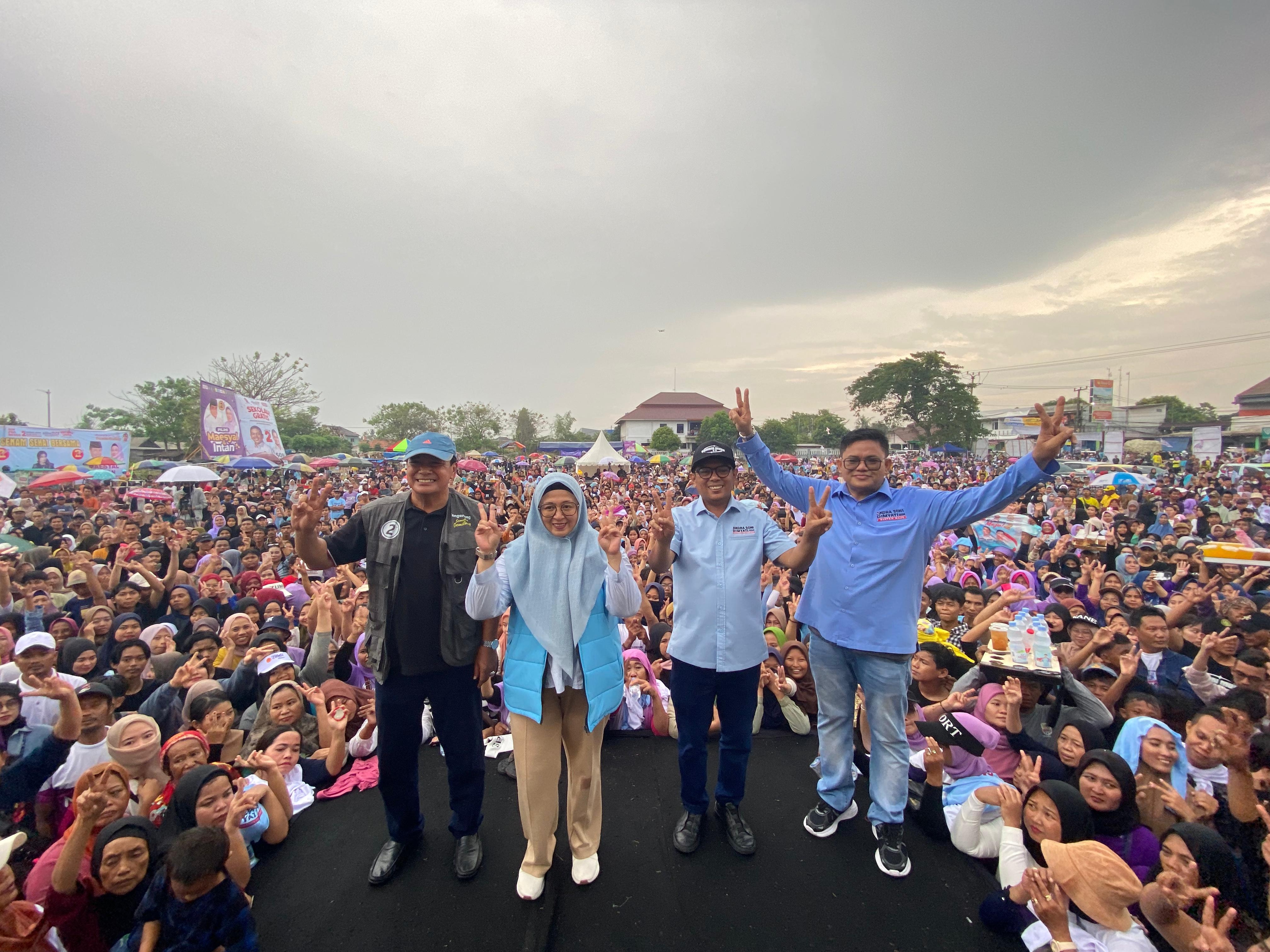 Langkah Nyata, Gandeng Industri di Kabupaten Tangerang, Maesyal-Intan Perbanyak Lapangan Kerja