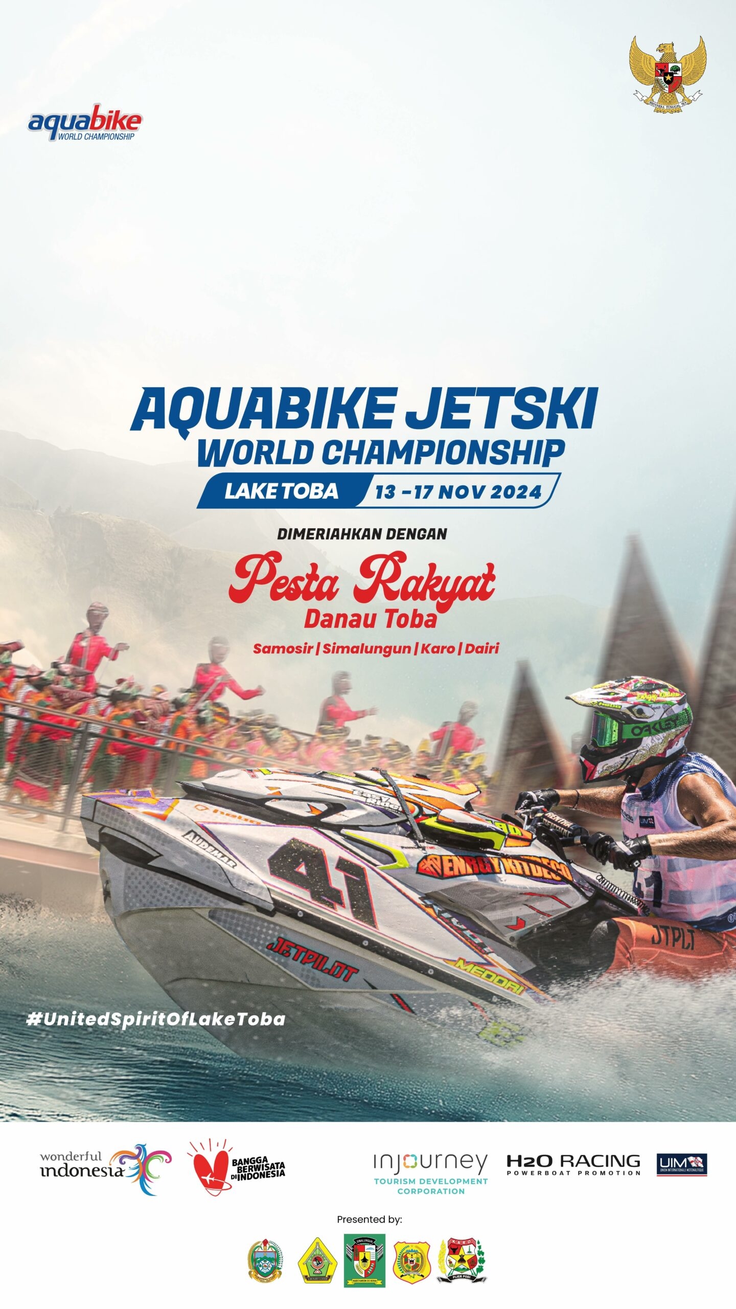 Pesta Rakyat Danau Toba Bersama Ada Band, Radja, dan Wika Salim Meriahkan Kejuaraan Dunia Jetski, Catat Tanggalnya