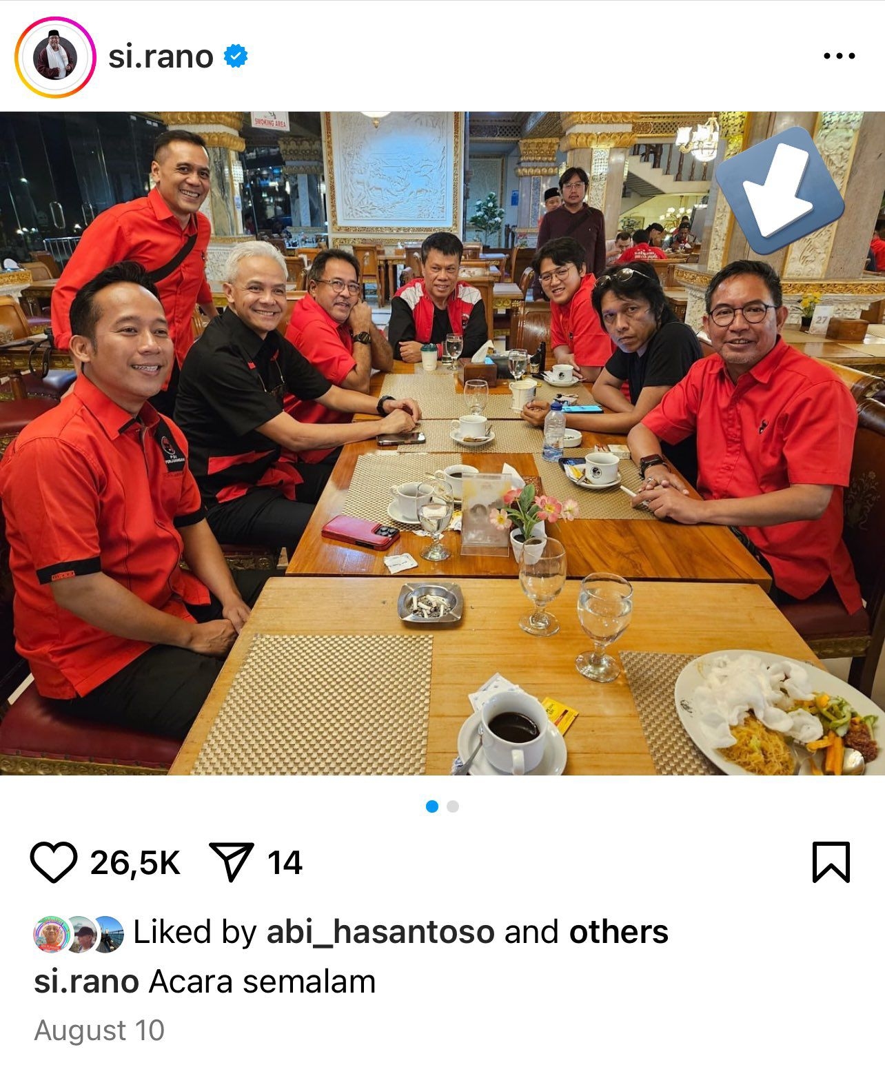 Rano Karno Hapus Foto Satu Meja Bareng Penghubung Bandar Judi Online