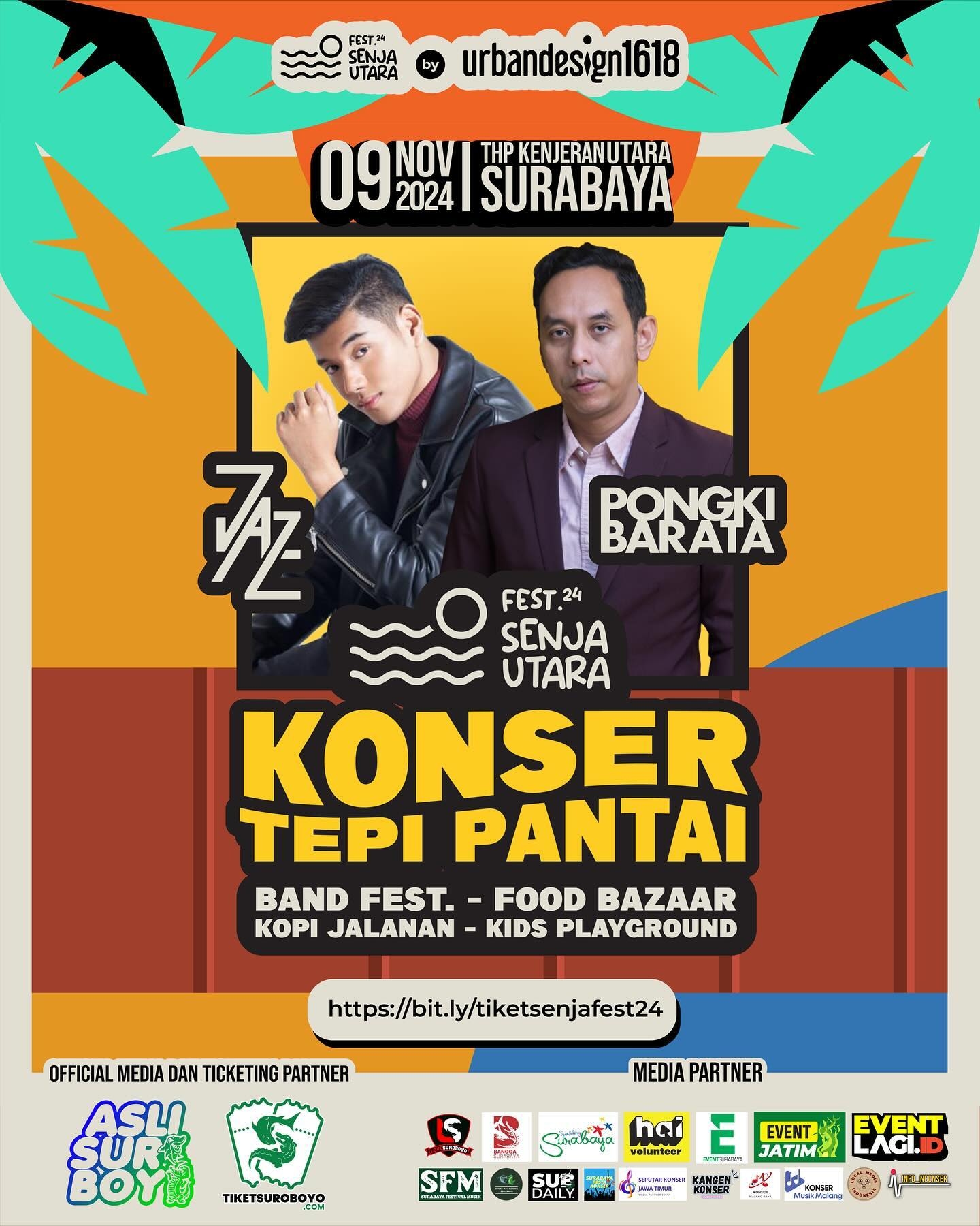 Senja Utara Fest 2024: Konser Tepi Pantai Pertama di Surabaya Digelar Sabtu Besok, Balita Gratis! Anak-anak Bayar Rp 30 Ribu