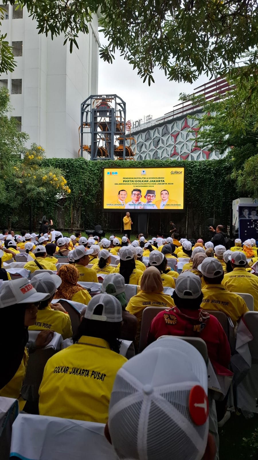 Jelang Pencoblosan Golkar Jakarta Masif Menangkan RIDO, Zaki Iskandar Minta Semua Kader Sosialisasi di Lingkungan Terdekat