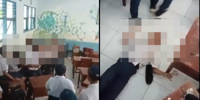 Viral Video Aksi Bullying Siswa SMP, Pelaku Hajar Korban Habis-habisan Ditonton Satu Kelas Sampai Pingsan
