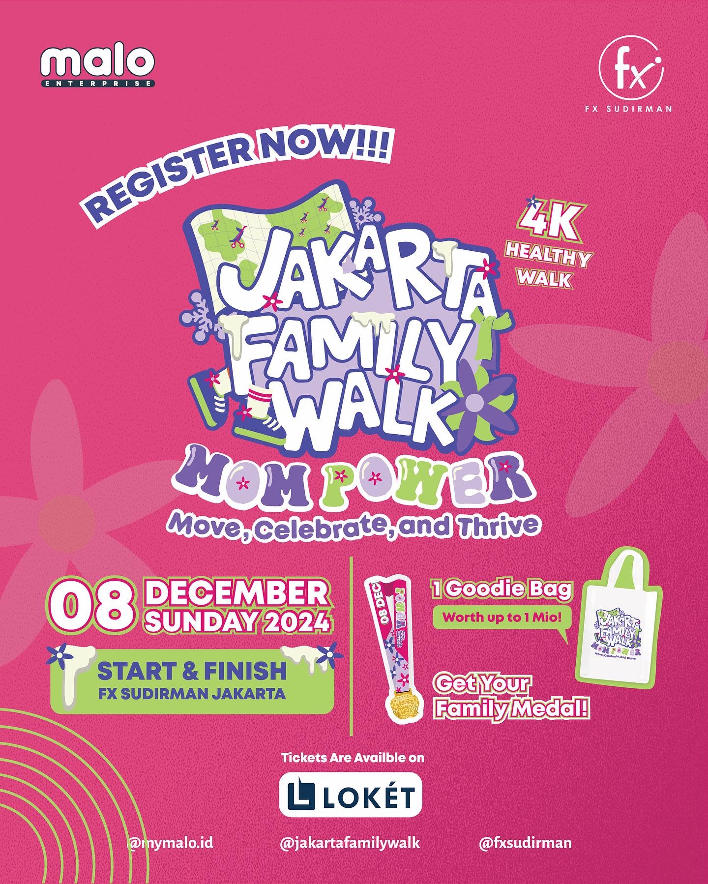 Pecinta Olahraga Jalan Kaki Ayo Merapat! Jakarta Family Walk 2024 Digelar 8 Desember, Tiket Peserta Mulai Rp 250 Ribu, Ini Rutenya