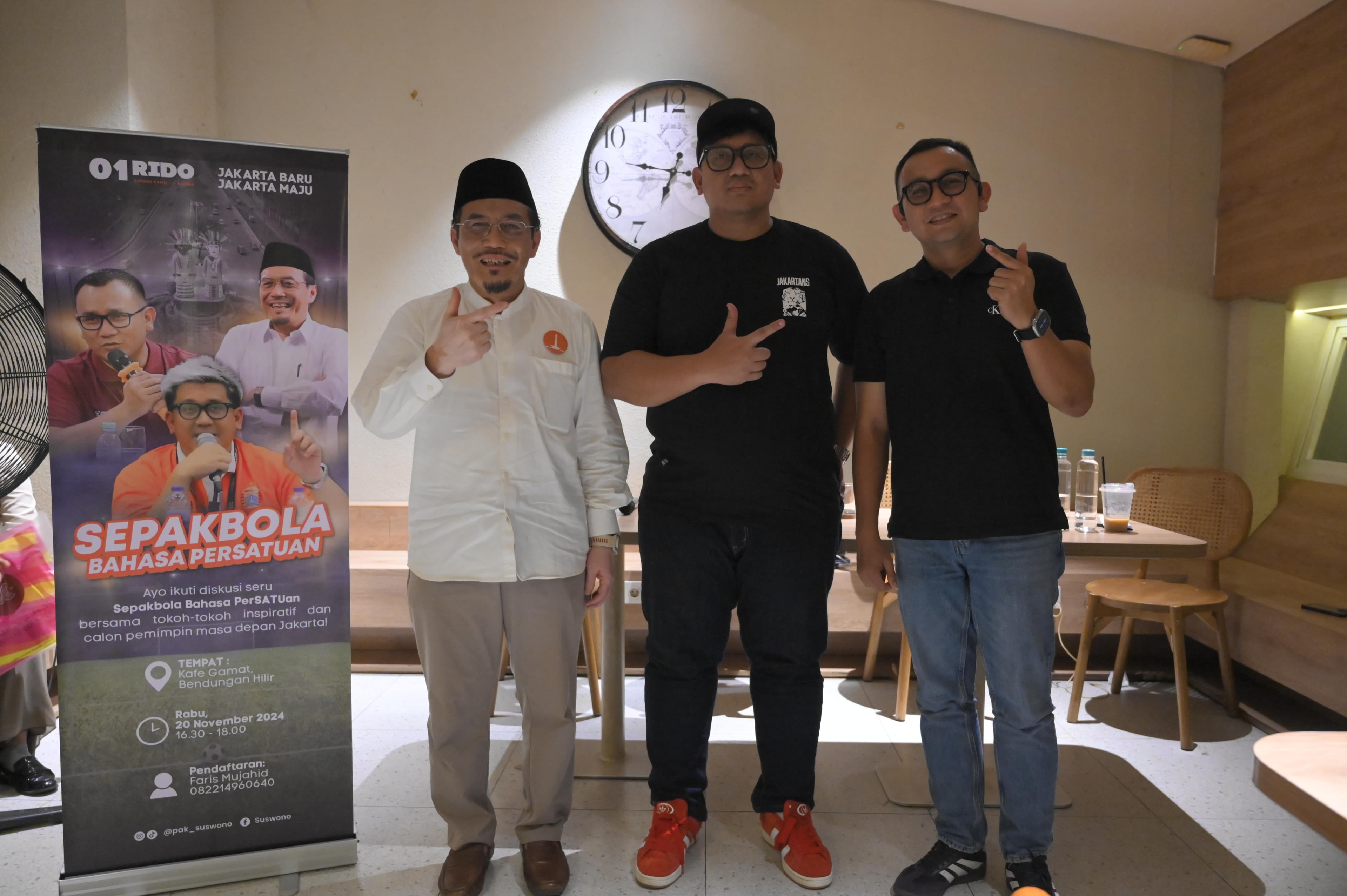Suswono Tegaskan RIDO Hadir untuk Memajukan Persija, Tawarkan Solusi yang Nyata