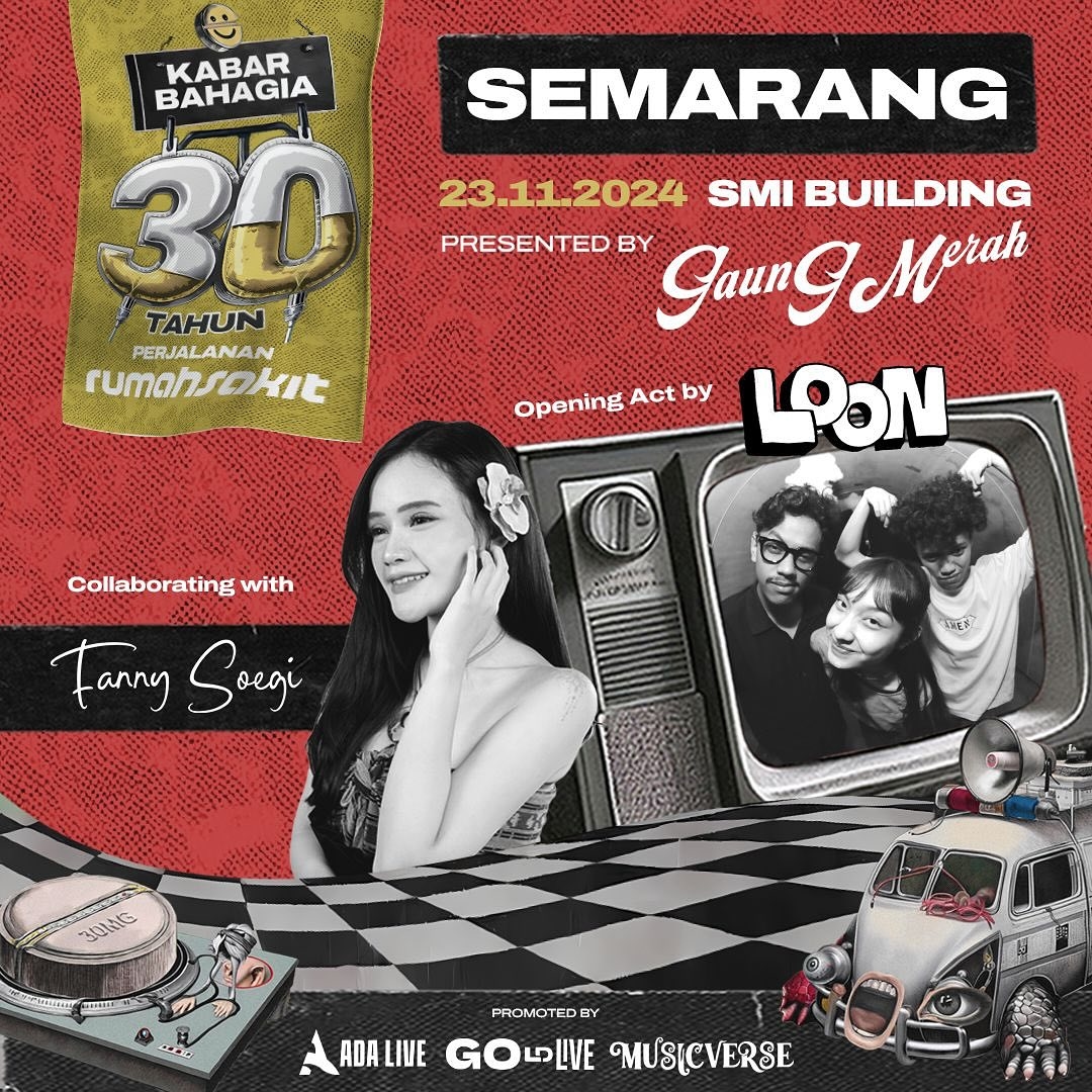 Rayakan 30 Tahun Berkarya, Band Rumahsakit Bakal Gelar Konser di SMI Building Semarang Akhir Pekan ini, Tiket Masih Tersedia Seharga Rp 175 Ribu