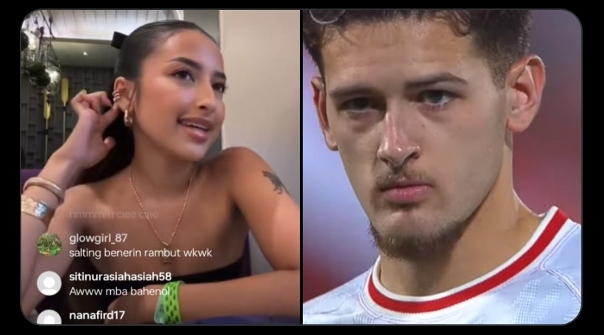 Punggawa Timnas Garuda Justin Hubner Komen Di Live Instagram Jennifer Coppen, Netizen: Bahaya Nih Incer Mama Kamari