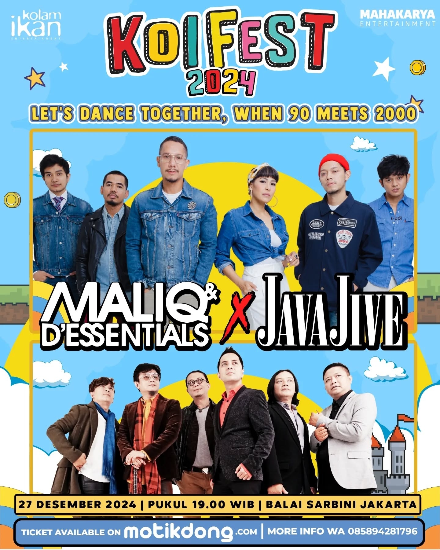 KOI Fest 2024 Bakal Menghadirkan Maliq & D’Essentials dan Java Jive di Balai Sarbini Jakarta Akhir Tahun Ini, Harga Tiket Mulai Rp 350 Ribu