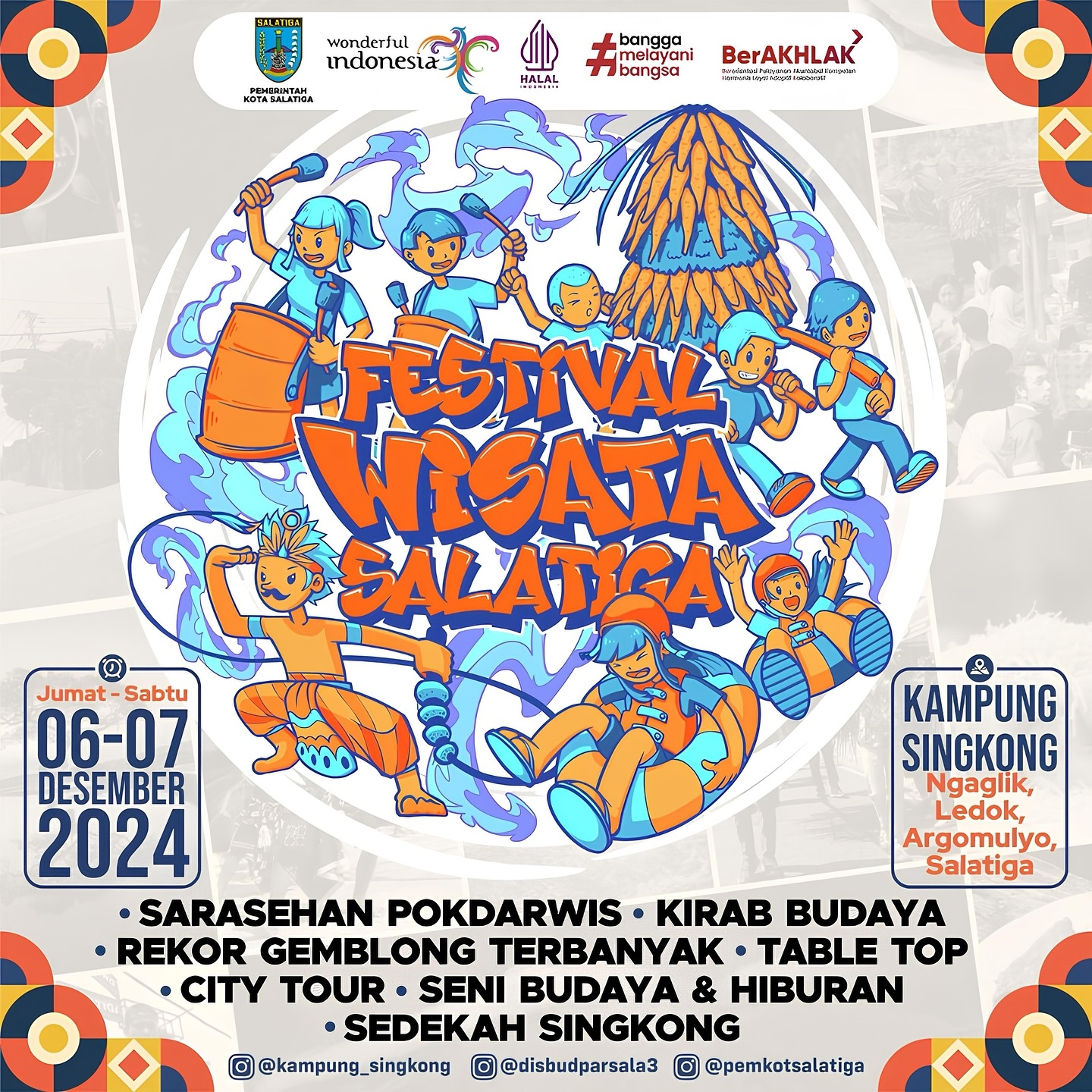 HIBURAN GRATIS! Akhir Pekan Ini Ada Festival Wisata Salatiga 2024 di Kampung Singkong, Berikut Rangkaian Acaranya