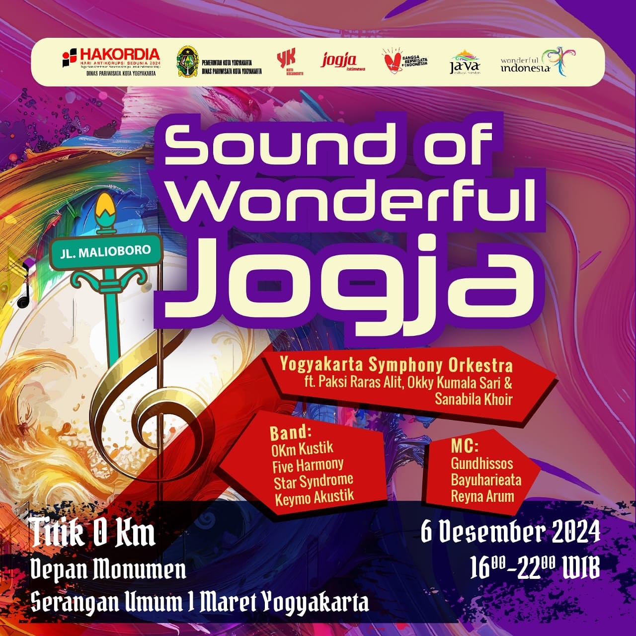 GRATIS! Sound Of Wonderful Jogja Siap Meriahkan Akhir Pekan Ini, Berikut Line Up Musisi yang Bakal Tampil, Cek Waktu dan Lokasinya