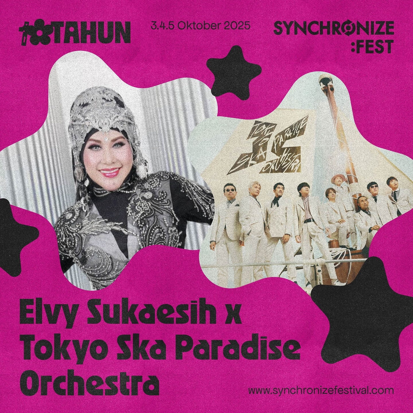 Synchronize Fest 2025: Ratu Dangdut Elvy Sukaesih Bakal Reuni dengan Tokyo Ska Paradise Orchestra, Penjualan Tiket Loyalty Sudah Dimulai Hari ini
