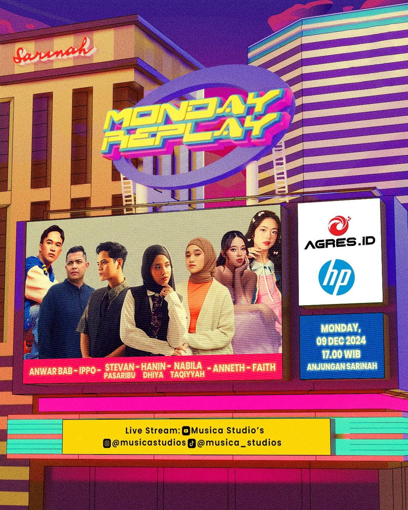 Yuk, Lepas Penat Awal Pekan di Anjungan Sarinah Jakarta! Berikut Line Up Monday Replay pada Senin 8 Desember 2024