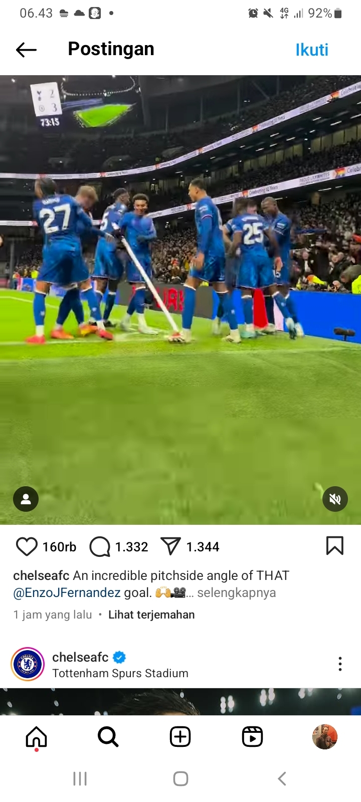 Skor Akhir Chelsea Vs Tottenham, Drama Tujuh Gol Mewarnai Kemenangan Dramatis The Blues
