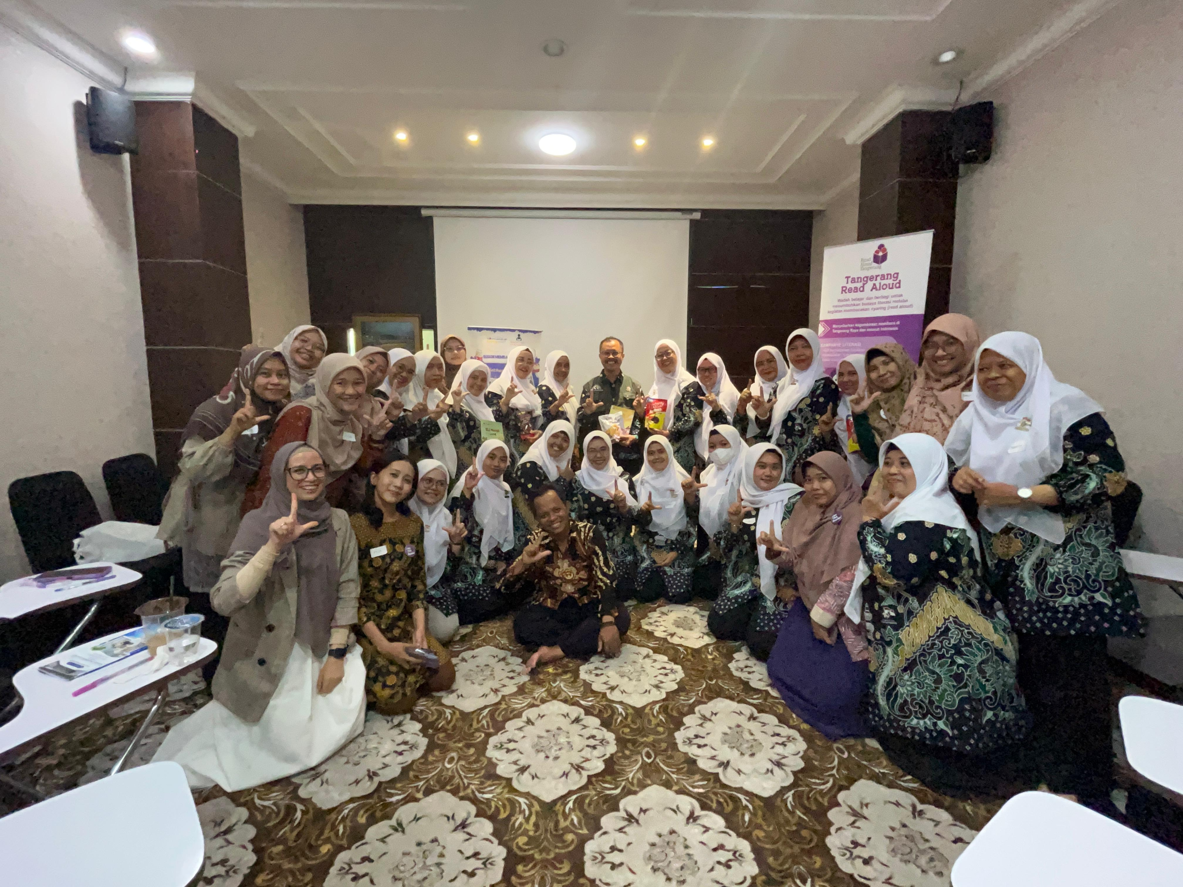26 Guru PAUD se-Tangerang Raya Antusias Mengikuti Pelatihan Guru Membacakan Nyaring