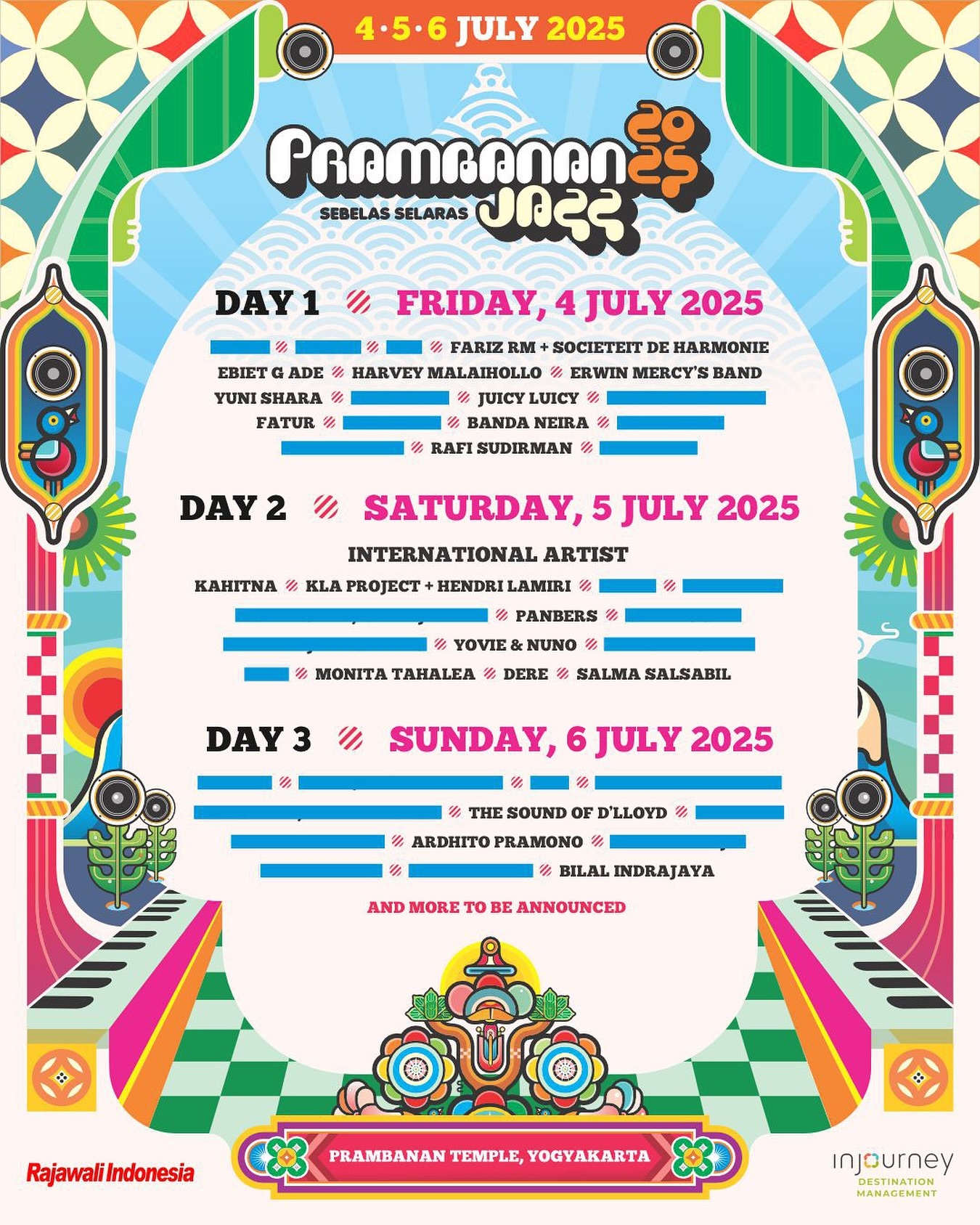Prambanan Jazz Festival 2025 Bakal Digelar Tiga Hari di Bulan Juli, Menghadirkan Lebih dari 25 Musisi, Berikut Line Up Sementara dan Harga Tiketnya